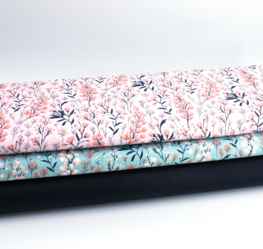 Designerbaumwollstoff Field of Dreams pink (10 cm)